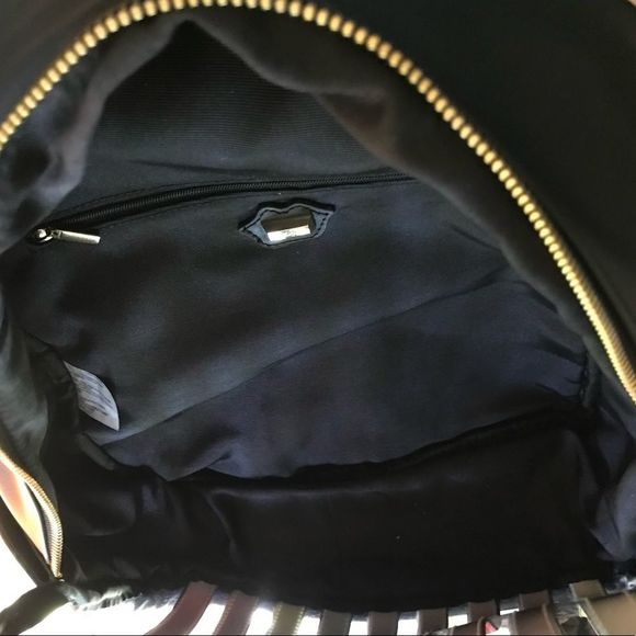 NWT $88 Betsey Johnson | Spotted In Stripes | Rainbow Backpack - Picture 10 of 15